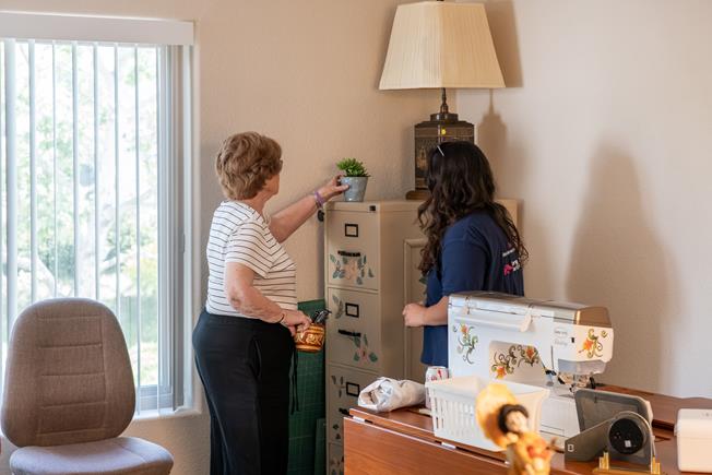 Caring Transitions team helping clients with downsizing and relocation